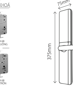 KHOÁ THÔNG MINH BOSCH ID 80 EU GRAY/GOLD